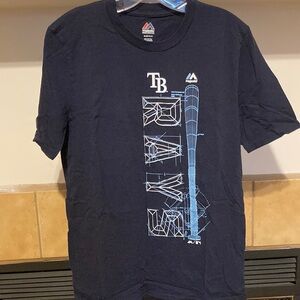 Majestic MLB Tampa Bay Rays Short Sleeve Tee (size Children’s XL)